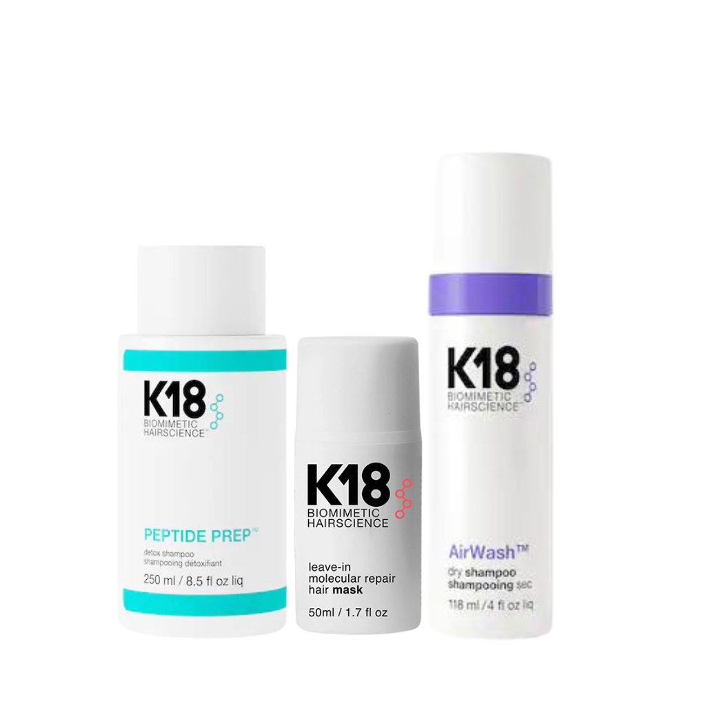 K18 Professional Hair 2024 Mask 150ml + Detox Shampoo 250ml BUNDLE