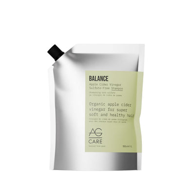 AG Balance Apple Cider Vinegar Sulfate-Free Shampoo 1L Refill Pouch
