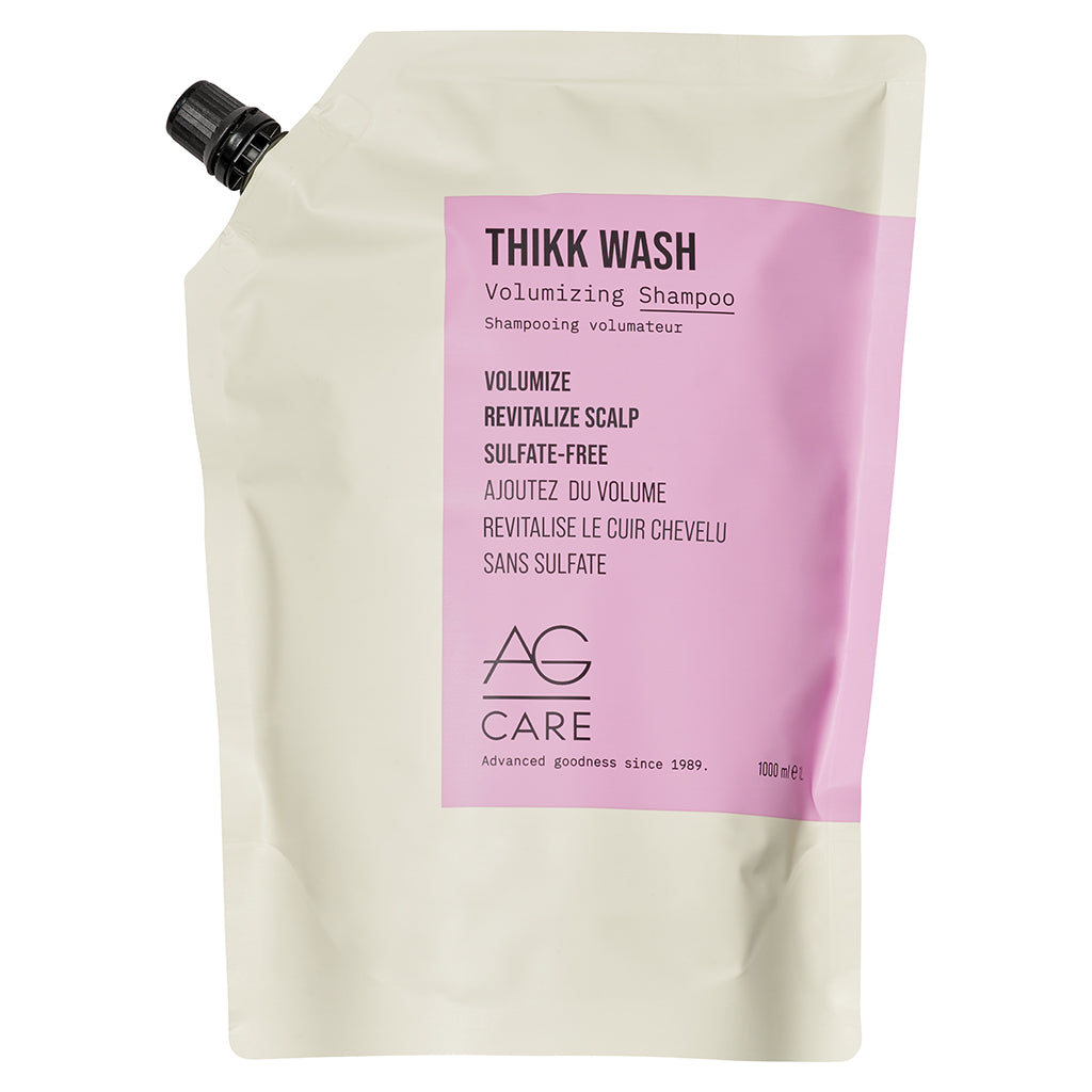 AG Thikk Wash Volumizing Shampoo 1L Refill Pouch - Zennkai