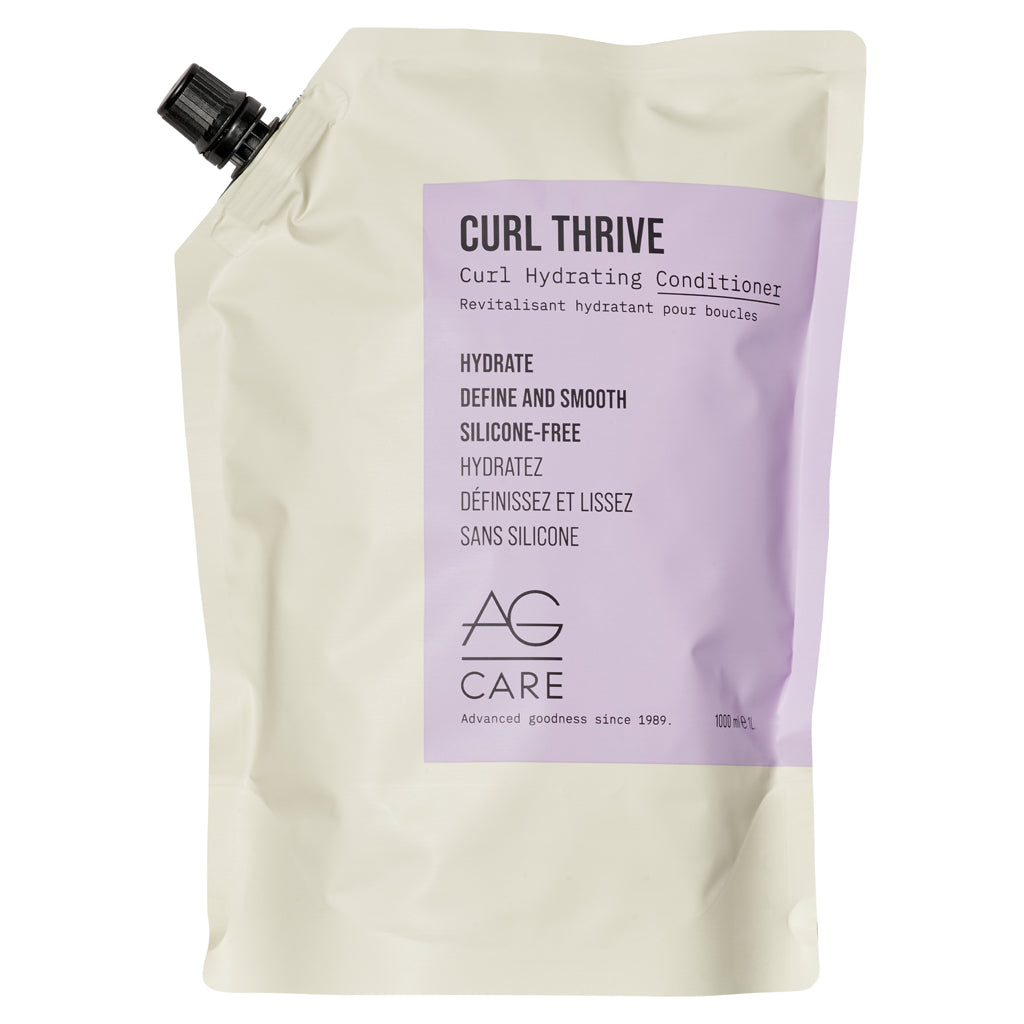 AG Curl Thrive Curl Hydrating Conditioner 1L Refill Pouch - Zennkai
