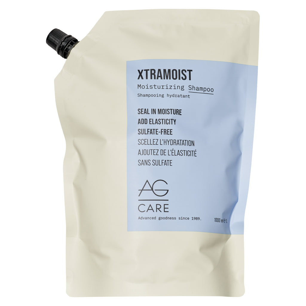 AG Xtramoist Moisturizing Shampoo 1L Refill Pouch - Zennkai
