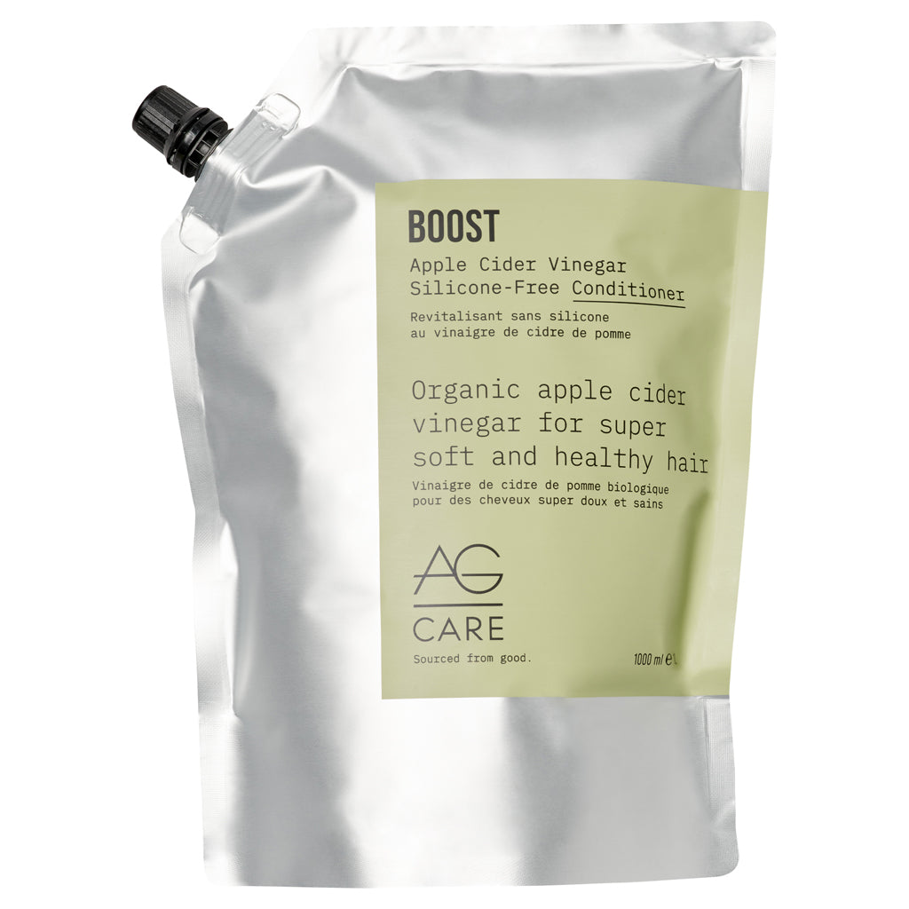AG Boost Apple Cider Vinegar Silicone-Free Conditioner 1L Refill Pouch - Zennkai
