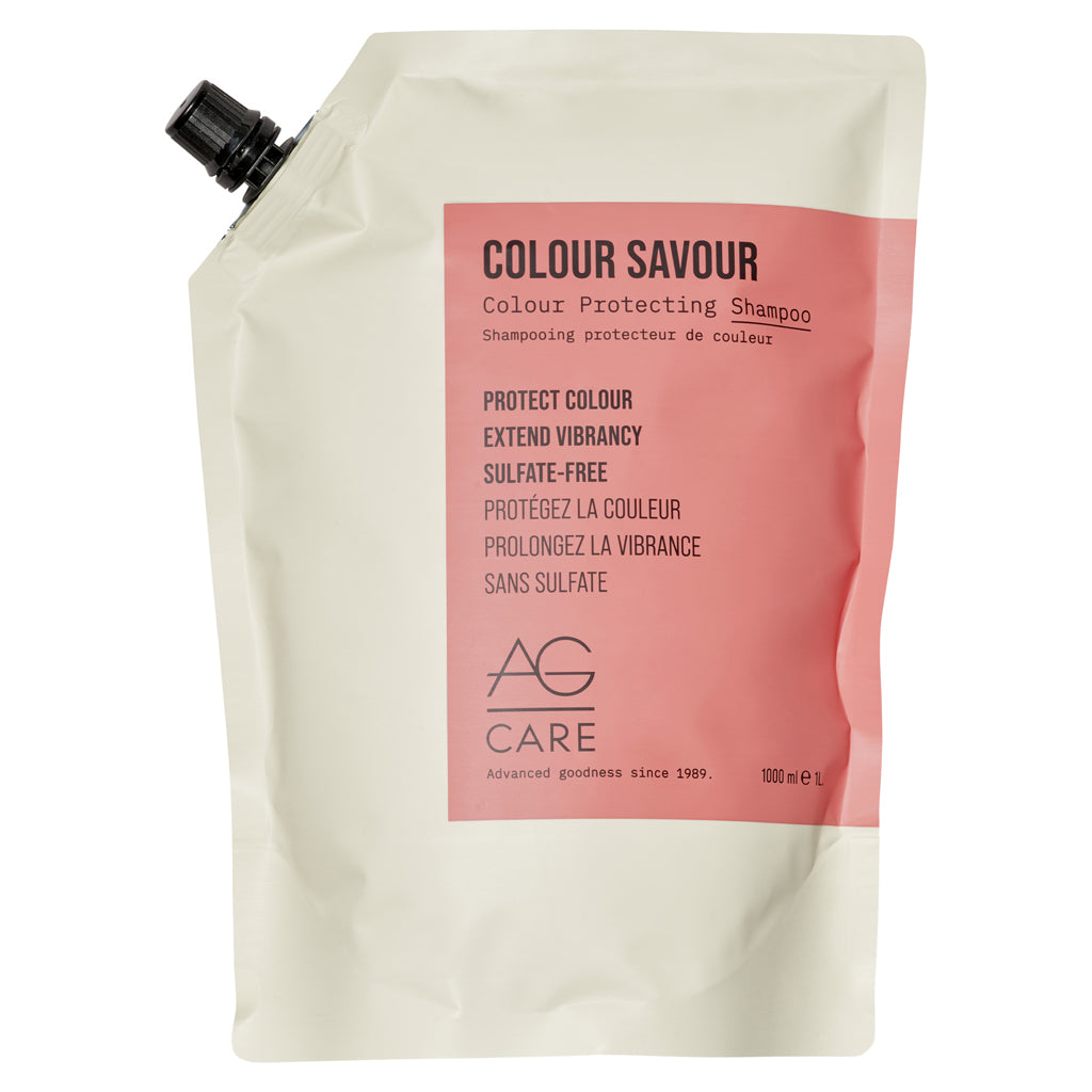 AG Colour Savour Colour Protecting Shampoo 1L Refill Pouch - Zennkai
