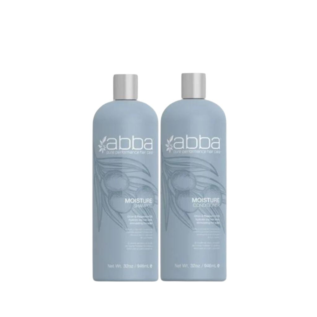 Abba Moisture 1 litre professional organic moisturising shampoo conditioner dry hair Canada