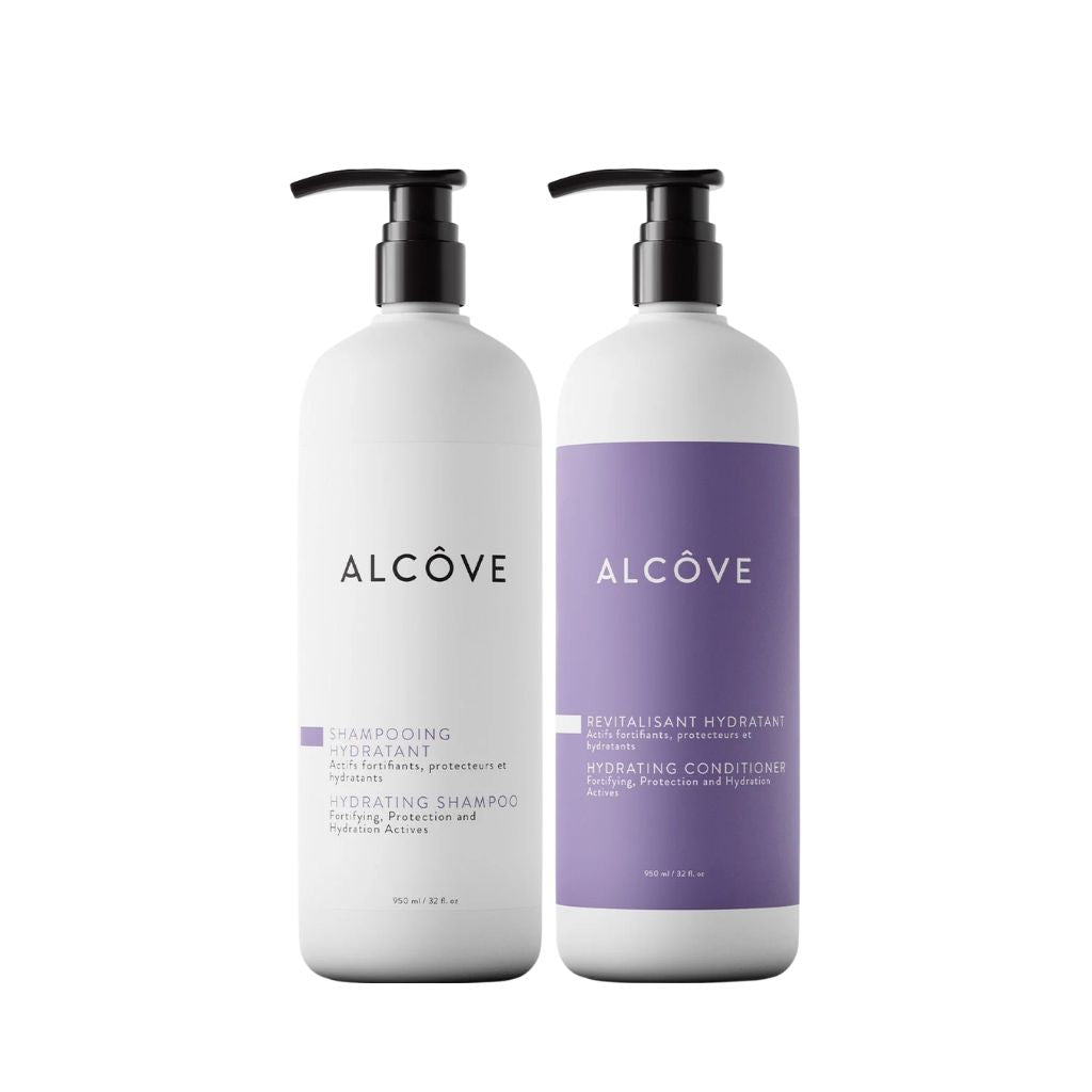 Alcove Hydrating 950ml professional shampoo conditioner dry hair Canada
