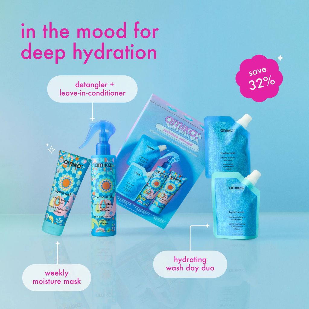 Amika Moisture-Minded Hydration Routine Set - Zennkai