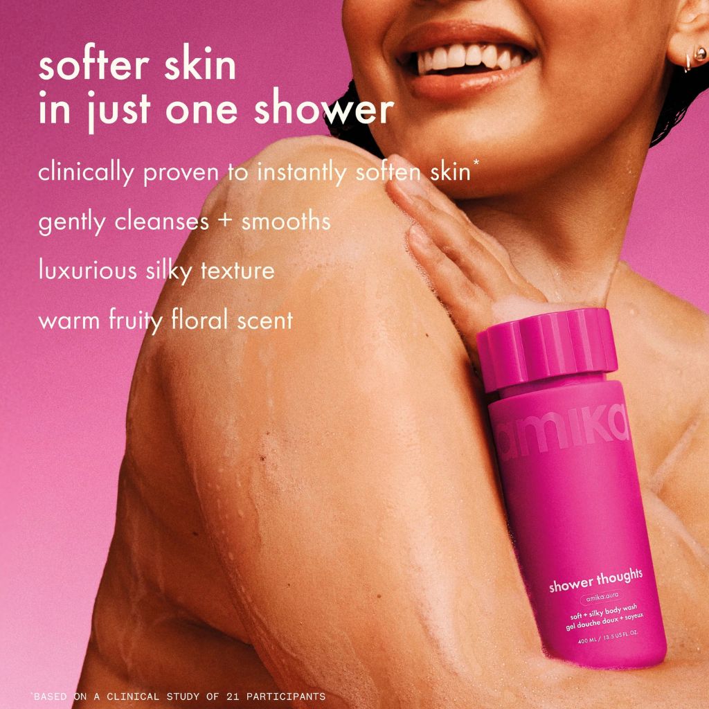 Amika Shower Thoughts Soft + Silky Body Wash Key Benefits - Zennkai