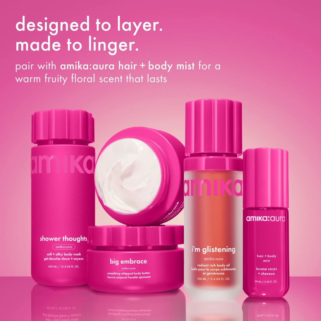 Amika Shower Thoughts Soft + Silky Body Wash Designed to Layer - Zennkai