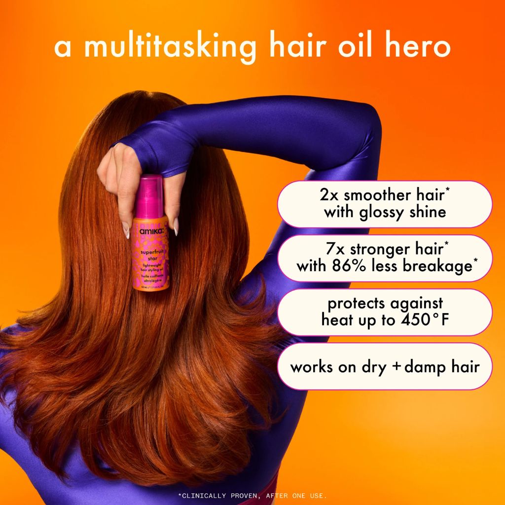 Amika Superfruit Star Lightweight Hair Styling Oil - Zennkai