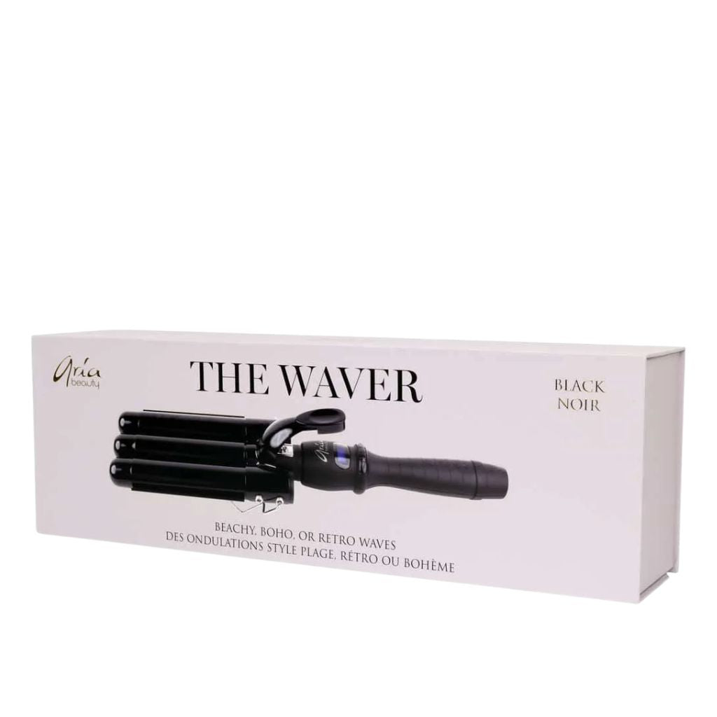 Aria The Waver Triple Barrel Waver 255mm Matte Black Box - Zennkai