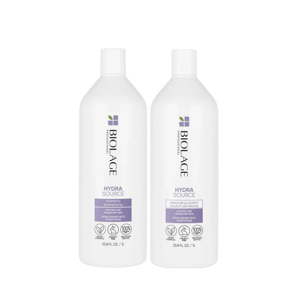 Biolage Hydrasource 1 litre professional moisturising shampoo conditioner dry hair Canada