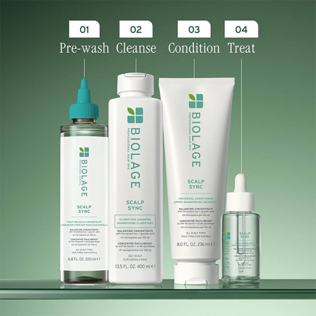 Biolage Scalpsync Balancing Concentrate for Oily Scalp Full Routine - Zennkai