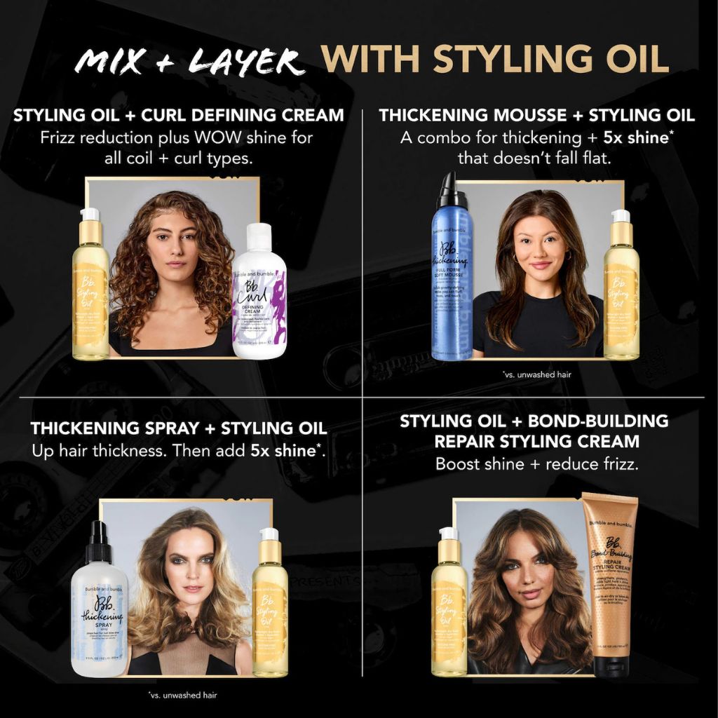 Bumble and bumble. Styling Oil Lightweight Hair Oil with Heat Protectant - Zennkai