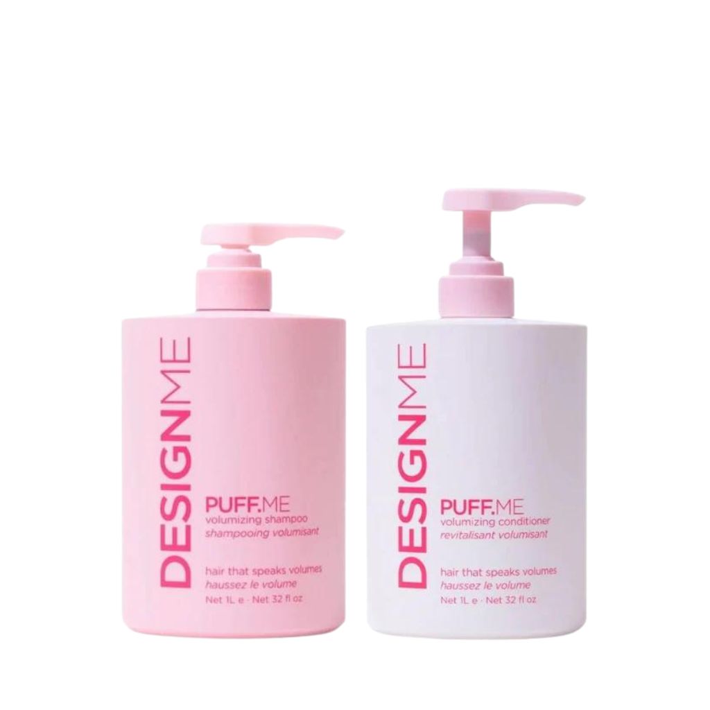 DESIGNME Puff Me Volumizing 1 litre professional volume fine hair shampoo conditioner Canada