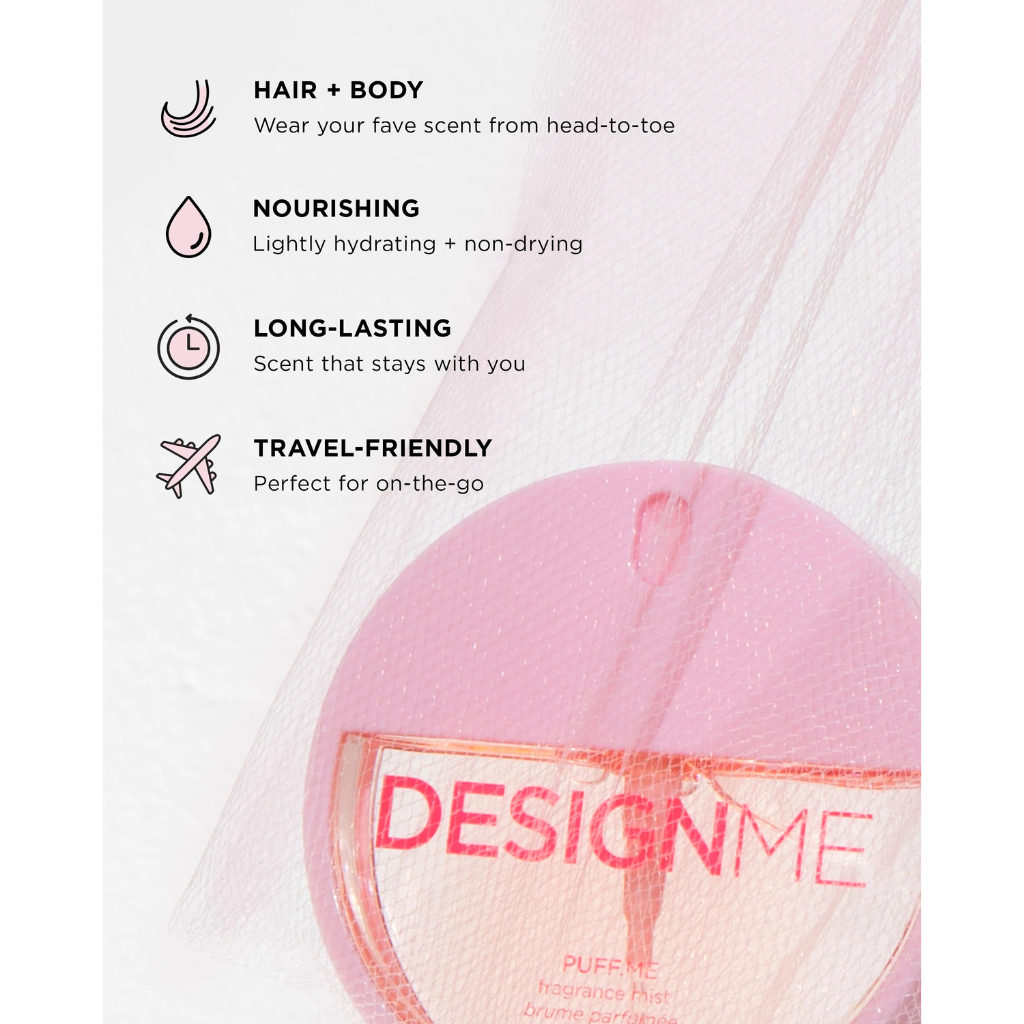DESIGNME Puff Me Fragrance Mist Key Features - Zennkai