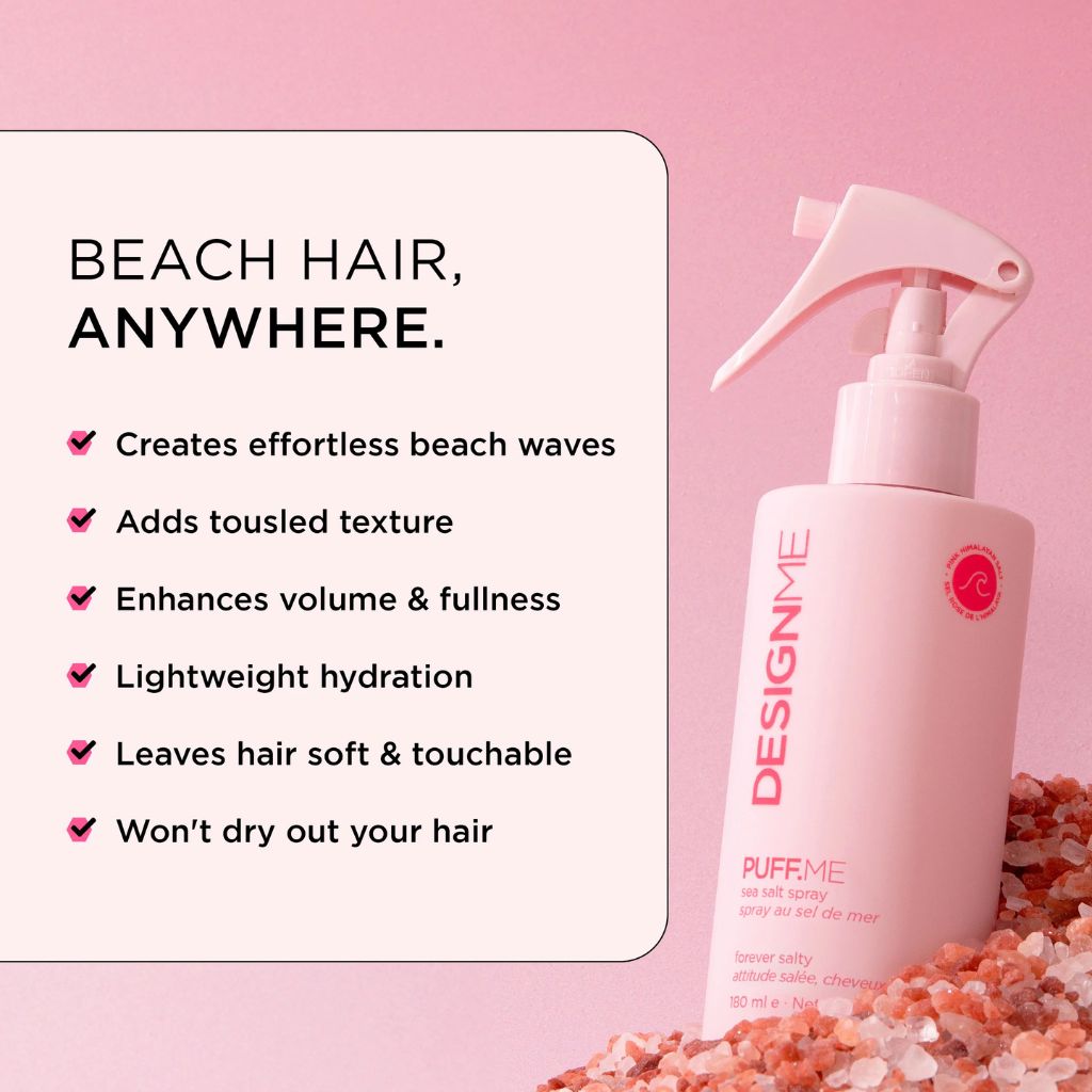 DESIGNME Puff.Me Sea Salt Spray for Texture key benefits - Zennkai