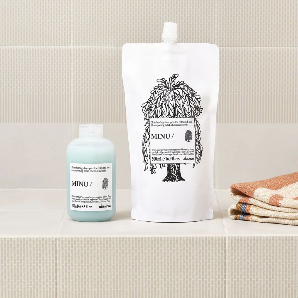 Davines Essential MINU Illuminating Shampoo 500ml Refill Pouch
