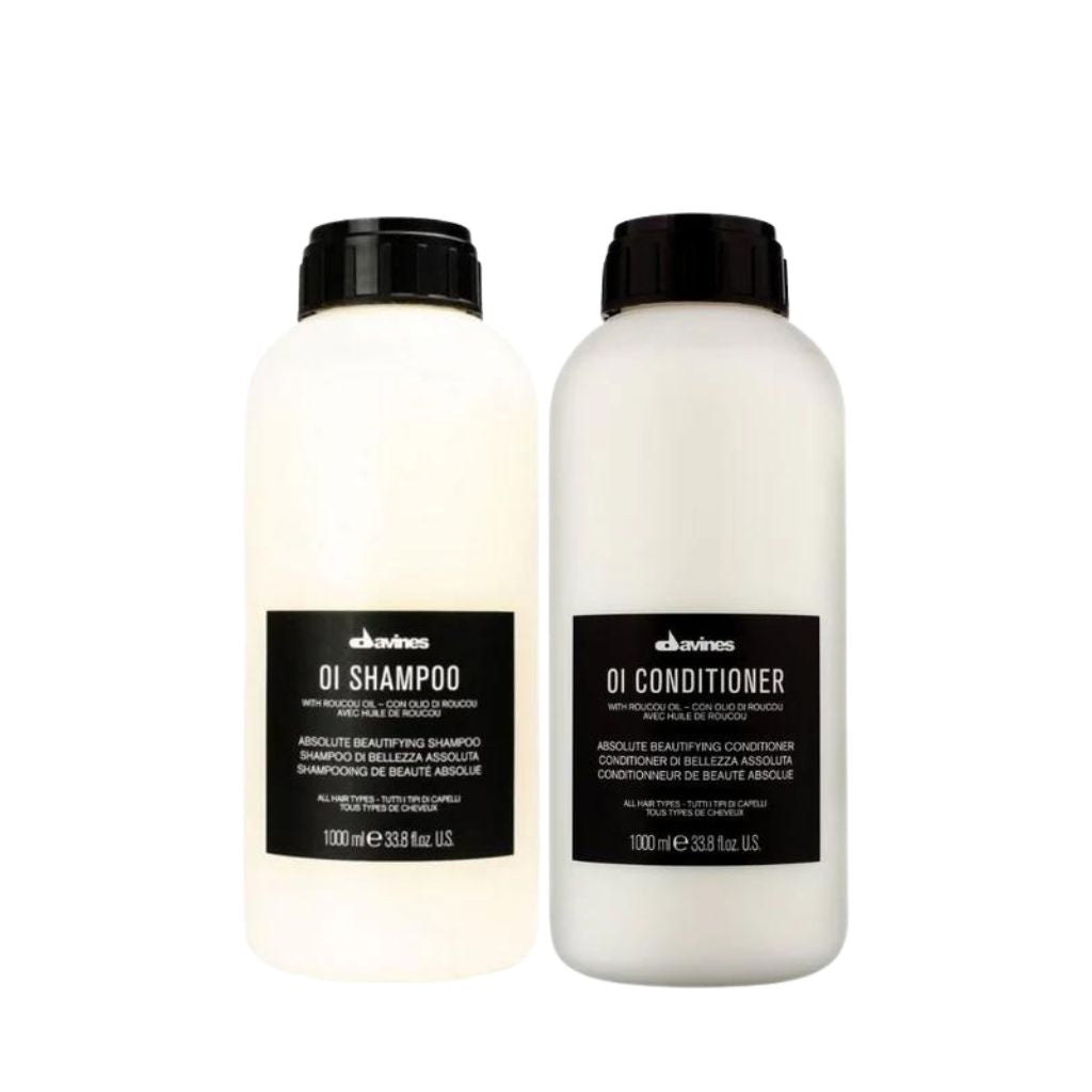 Davines OI 1 litre professional Roucou oil shampoo conditioner all hair types Canada