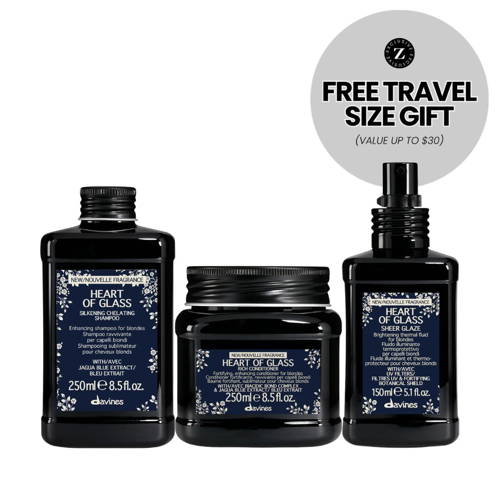 Davines Heart of Glass Bundle for Blonde Hair - Zennkai
