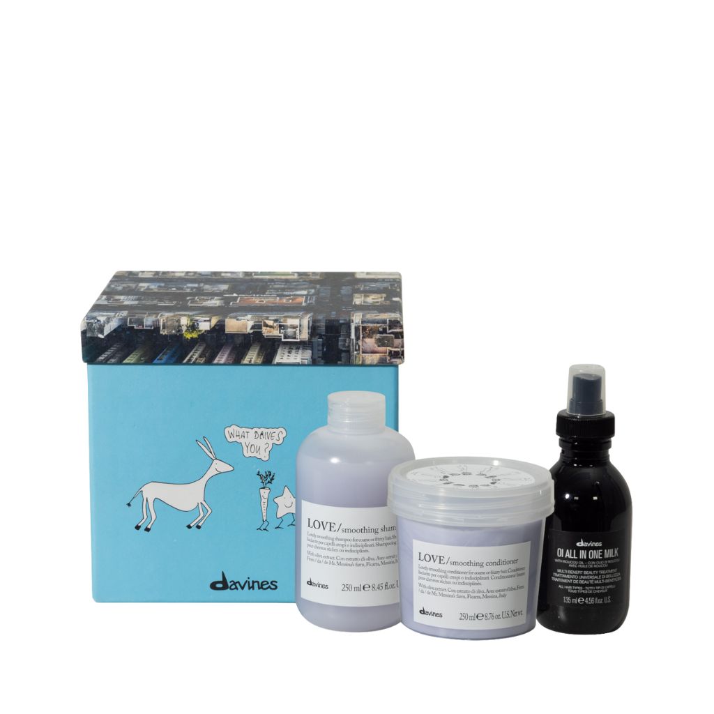 Davines The Pure LOVE Smoothing Holiday Set