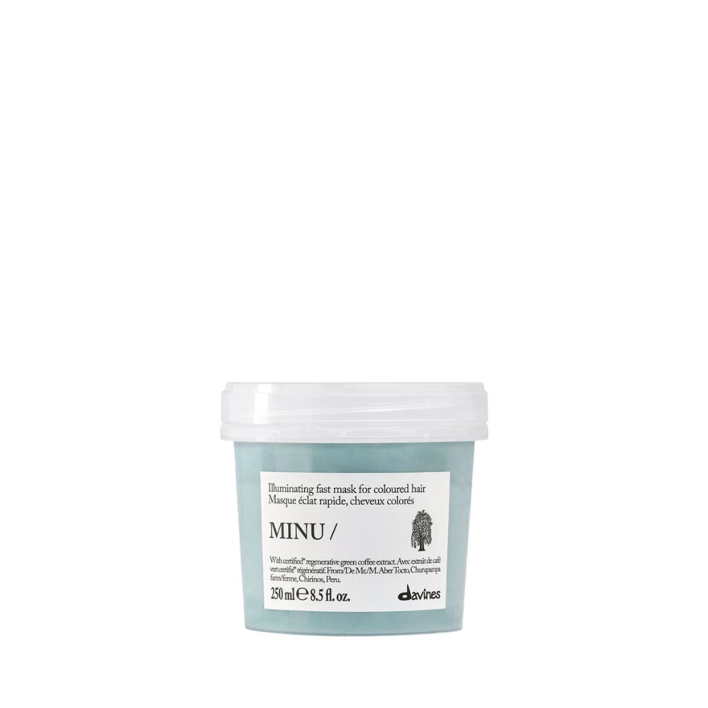 Davines Essential MINU Illuminating Fast Mask for Coloured Hair - Zennkai