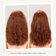 Davines MOMO Shampoo for dry hair Before and AfterZennkai Canada