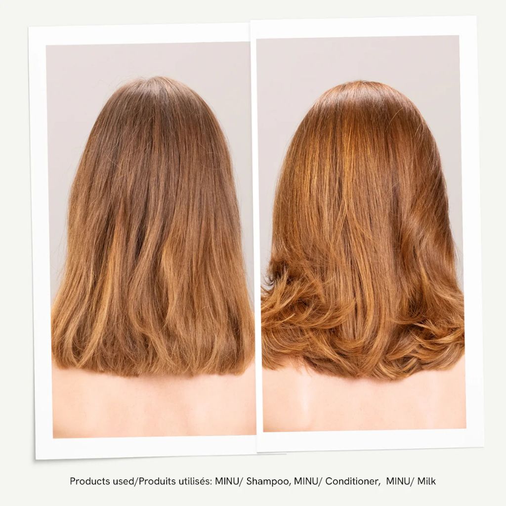 Davines MINU Conditioner for Color-Treated Hair Before and After - Zennkai
