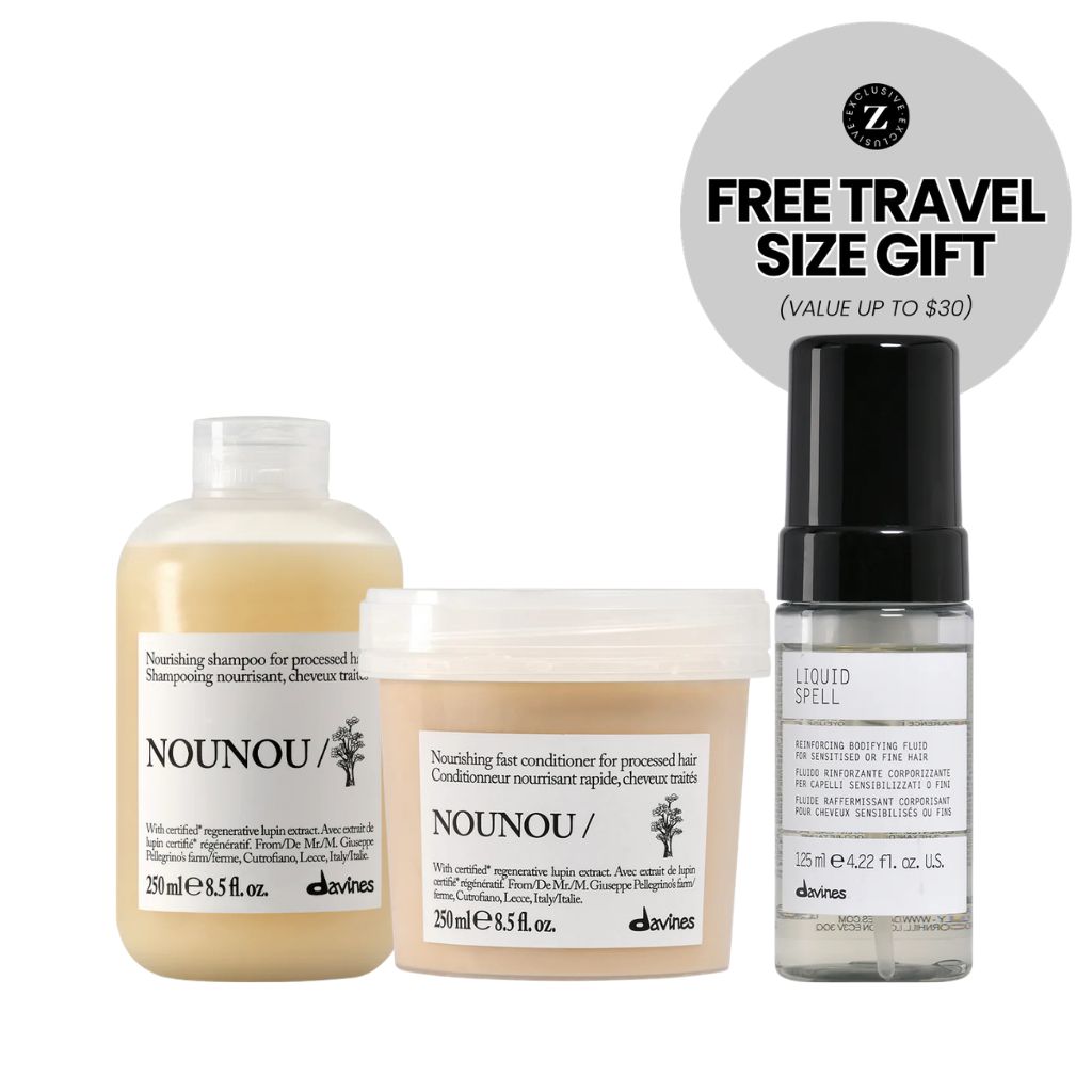 Davines NOUNOU Repair Bundle for Damaged Hair Zennkai