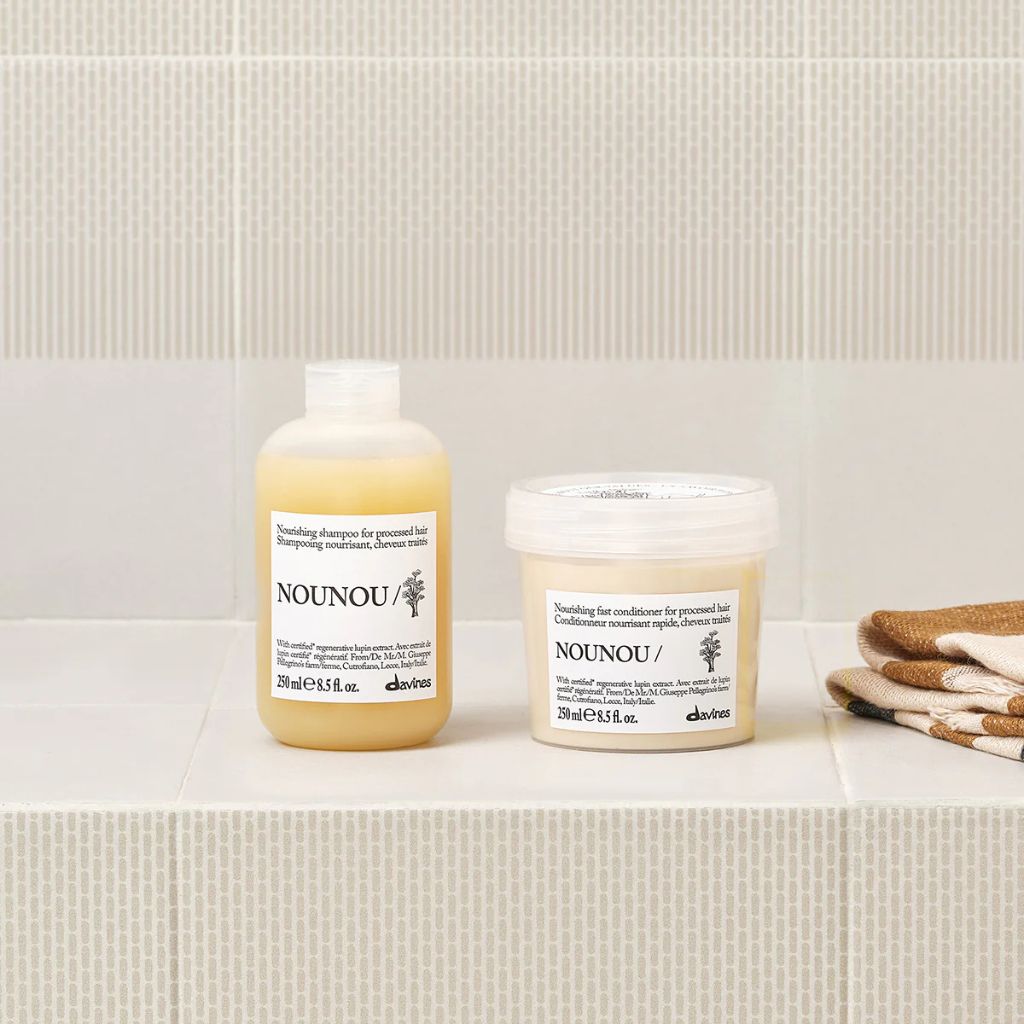 Davines NOUNOU Nourishing Conditioner for Processed Hair Full Collection Zennkai