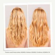 Davines Essential NOUNOU Nourishing Oil for Processed Hair Before and After - Zennkai