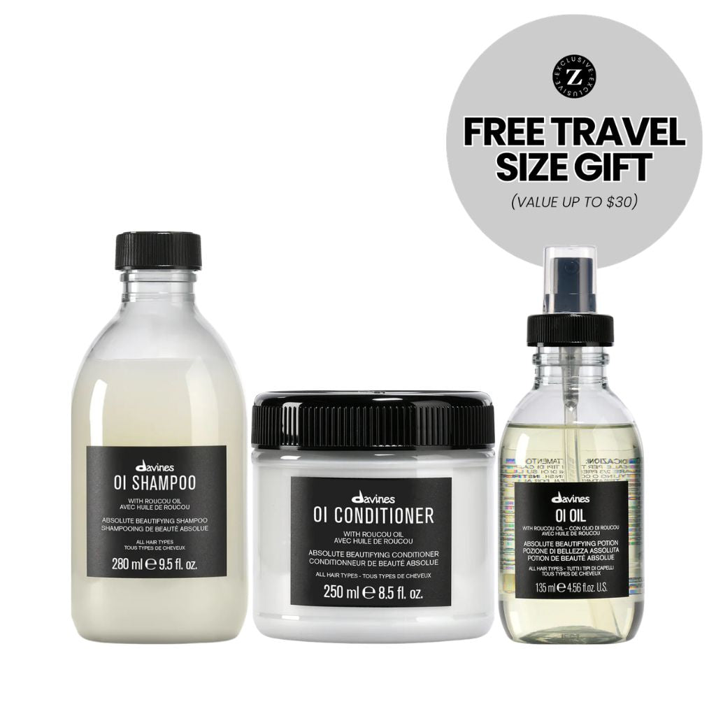 Davines OI Bundle for Shiny Hair - Zennkai