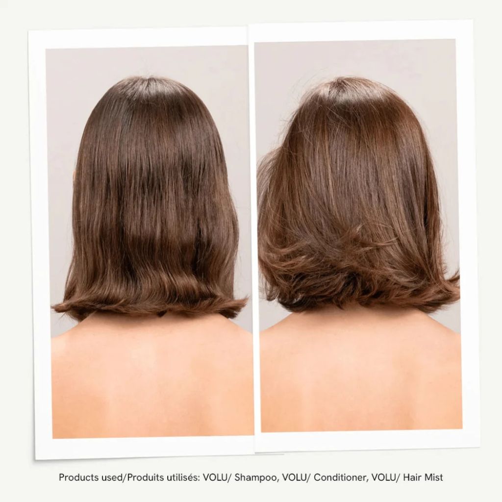 Davines VOLU Conditioner 1L for Fine Hair Before and After  - Zennkai