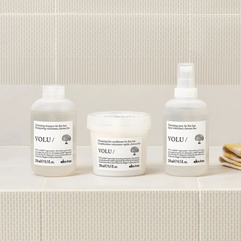Davines VOLU Conditioner 1L for Fine Hair Full VOLU Range - Zennkai