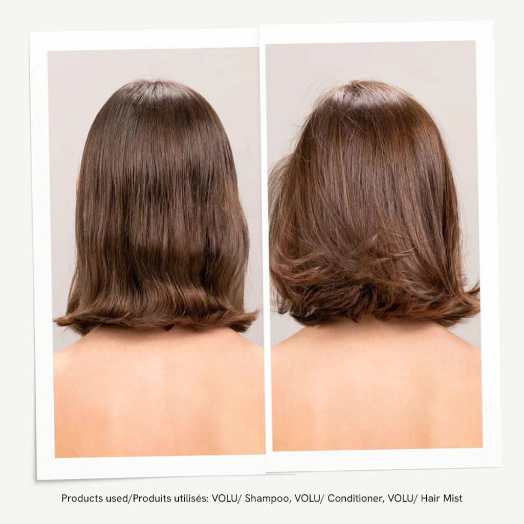 Davines VOLU Volumizing Fast Conditioner for Fine Hair Before and After - Zennkai