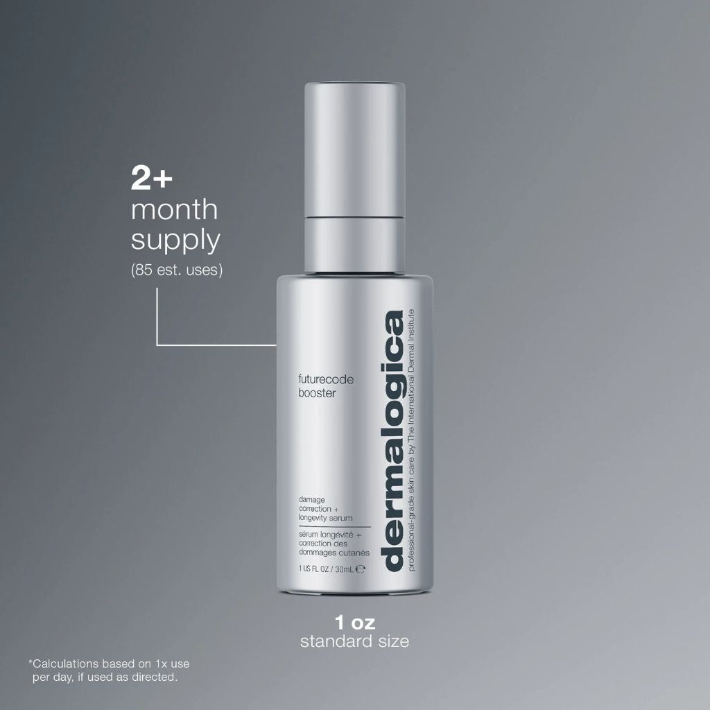 Dermalogica FutureCode Booster 30ml damage-correcting longevity serum available at Eccotique Spa