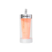 DESIGNME Hold.Me Styling Cream travel size in a clear hanging holiday ornament tube