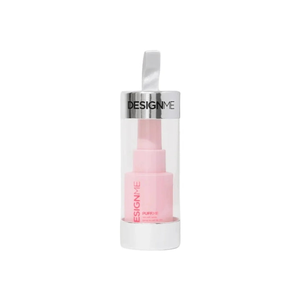 DESIGNME Puff.Me Sea Salt Spray travel size in a clear hanging holiday ornament tube