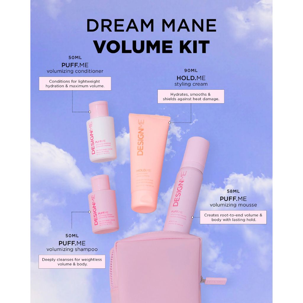 DESIGNME Dream Mane Volume Travel Kit - Zennkai