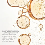 ELEVEN Australia Miracle Hair Oil Elixir key ingredients — Biotinoyl Tripeptide-1, Argan Oil, Marula Oil, Vitamins A, C and E