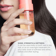 ELEVEN Australia Miracle Hair Oil Elixir used as overnight hair repair treatment for soft, smooth, shiny hair