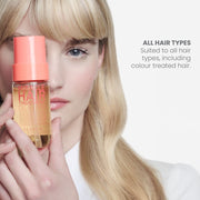 Before and after — ELEVEN Australia Miracle Hair Treatment Oil Elixir reduces frizz and adds shine to all hair types