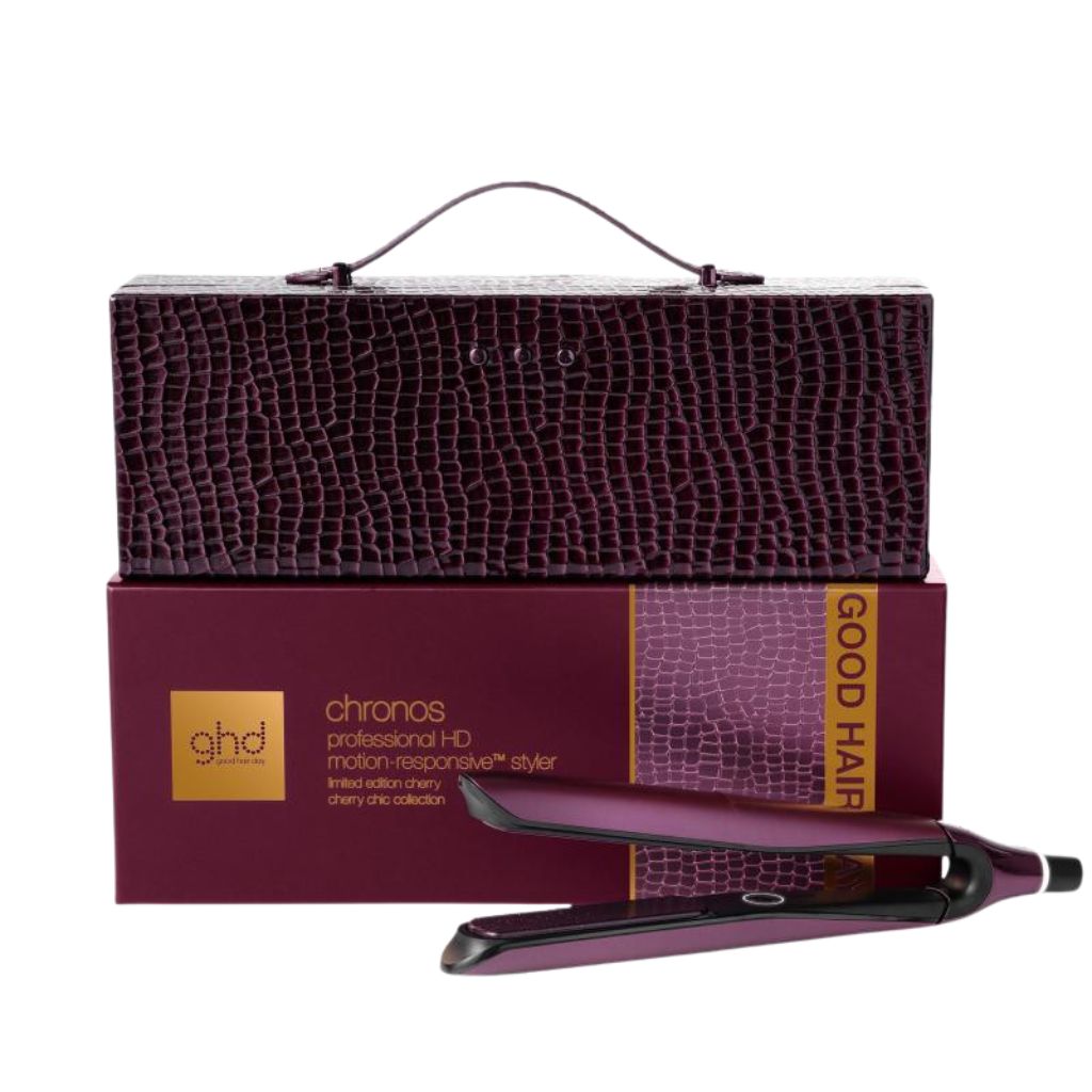 GHD Chronos Hair Straightener Gift Set - Limited Edition Cherry