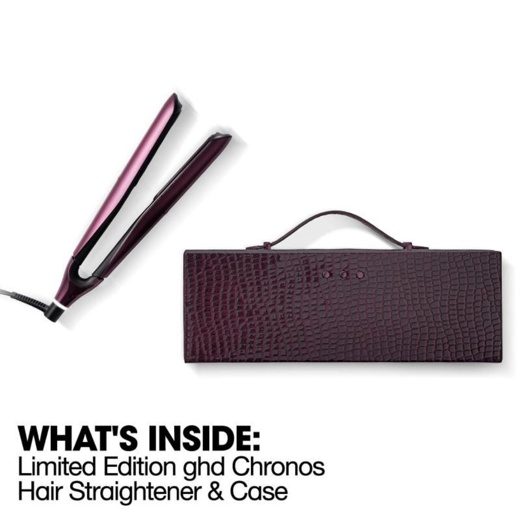 GHD Chronos Hair Straightener Gift Set - Limited Edition Cherry