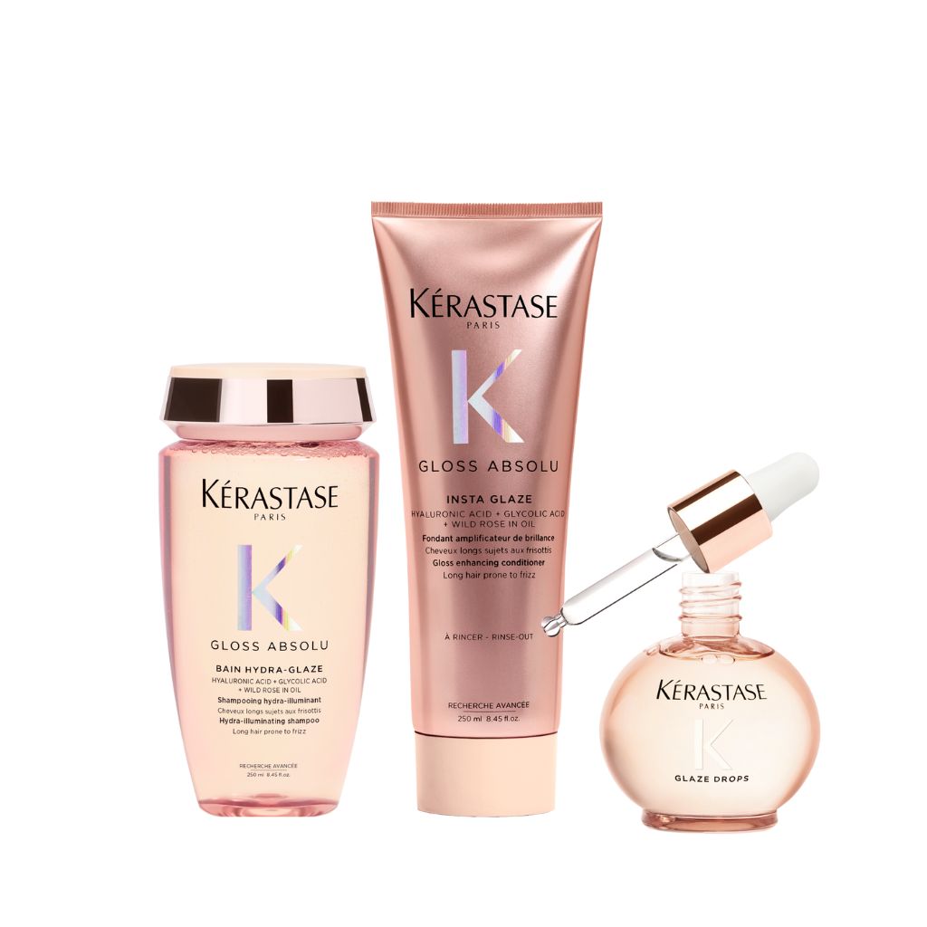 Kerastase Gloss Absolu Core Routine Bundle For Long Hair Prone To Frizz - Zennkai