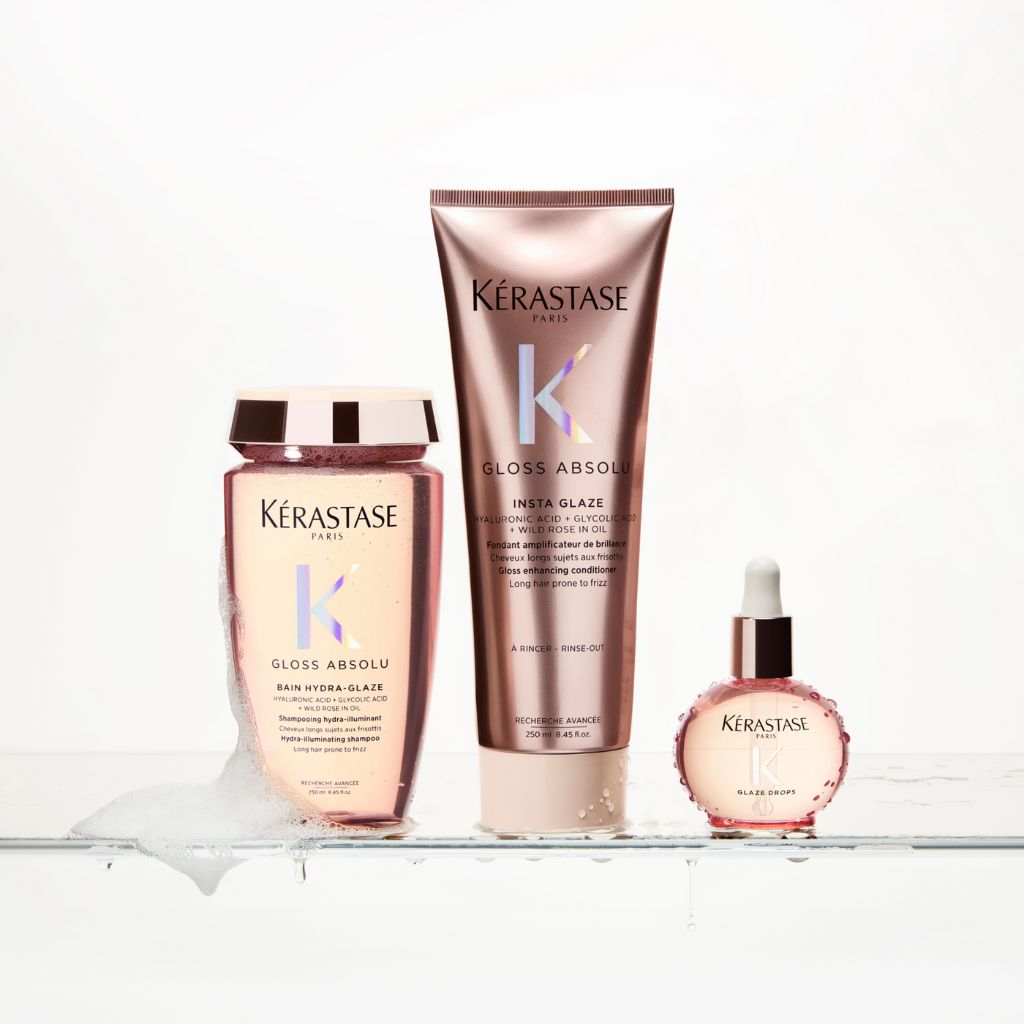 Kerastase Gloss Absolu Core Routine Bundle For Long Hair Prone To Frizz - Zennkai