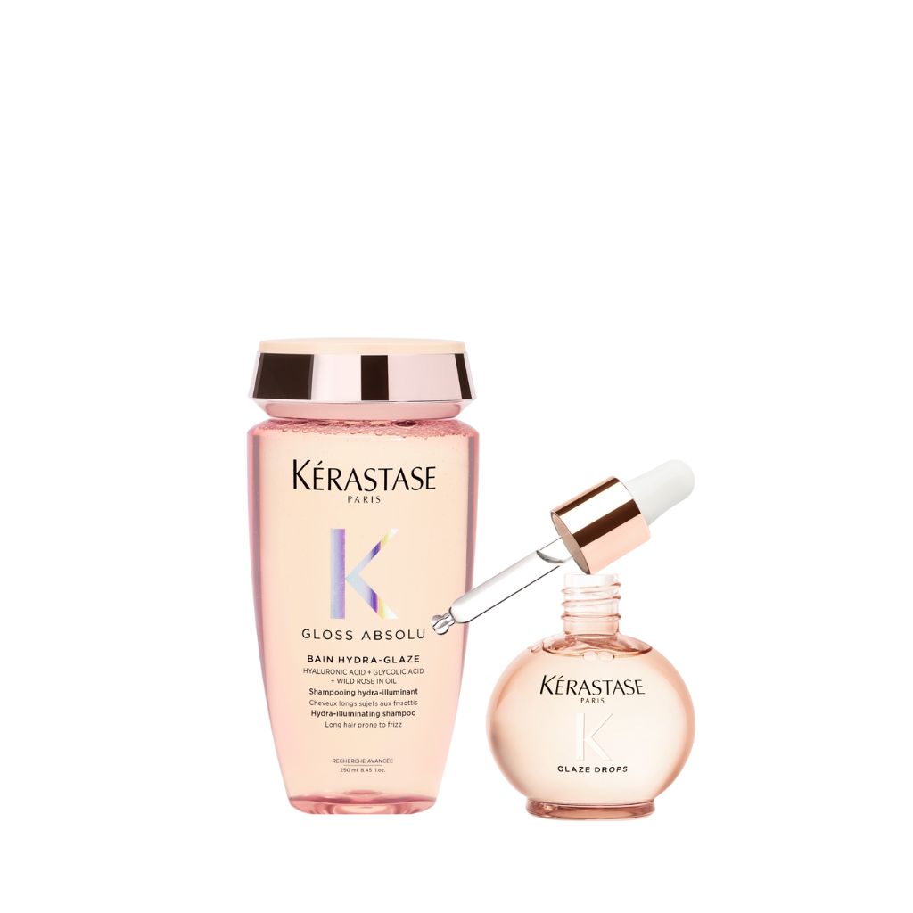 Kerastase Gloss Absolu Essentials Bundle For Long Hair Prone To Frizz - Zennkai