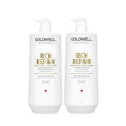 Goldwell Rich Repair 1 litre professional damaged hair repair shampoo conditioner Canada