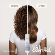 Goldwell Dualsenses Just Smooth Taming Shampoo 300ml Before and After Curly Hair - Zennkai
