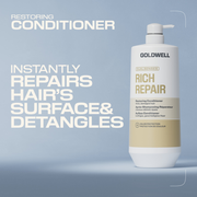 Goldwell Rich Repair Restoring Conditioner 1L Key Benefits  - Zennkai