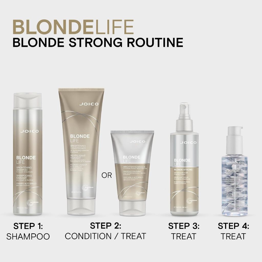 Joico Blonde Life Blonde Strong for Fragile Hair Full Routine - Zennkai
